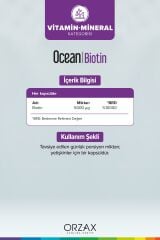 Ocean Biotin 5000 mcg 60 Kapsül