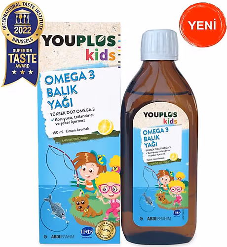 Youplus Kids Omega 3 150 ML Balık Yağı