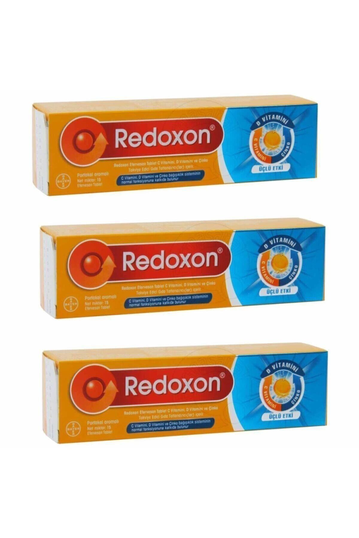 Redoxon Üçlü Etki C Vitamini D Vitamini Çinko 3 Kutu SKT:01/2024