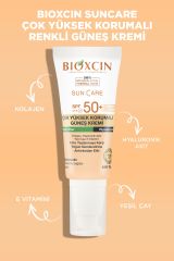 Bioxcin Sun Care Güneş Krem Renkli Yüksek Korumalı Yağlı Ciltler İçin SPF50+ 50 ml