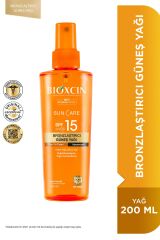 Bioxcin Sun Care Bronzlaştırıcı Güneş Yağı SPF15 200 ml