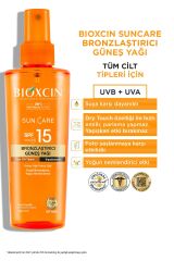 Bioxcin Sun Care Bronzlaştırıcı Güneş Yağı SPF15 200 ml