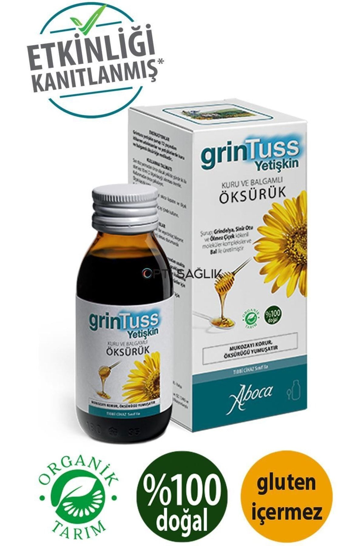 Grintuss Yetişkin  Şurubu 128 Gr