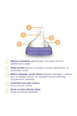 Lansinoh Natural Wave Biberon Emziği Orta Akış