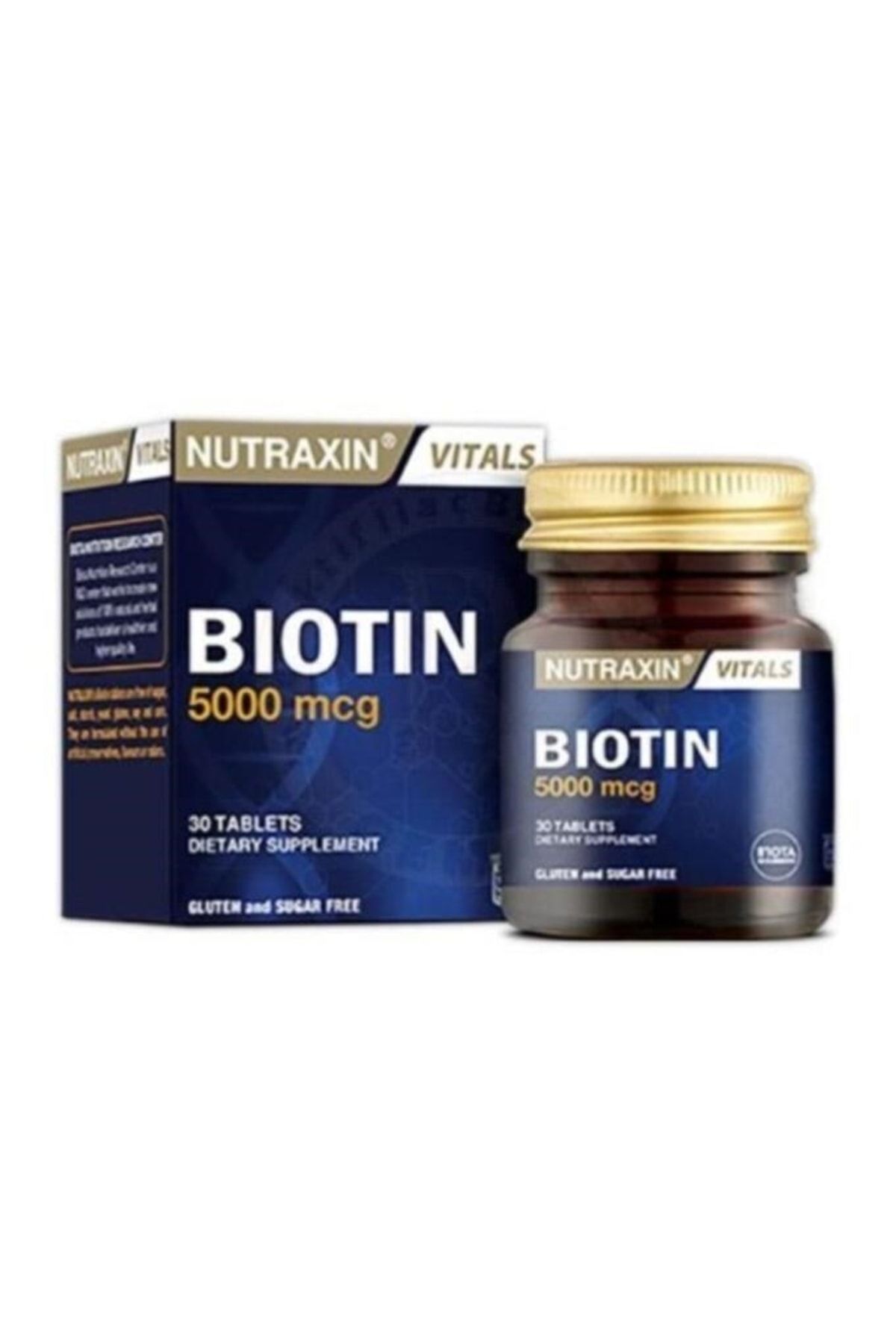 Nutraxin Biotin 5000 Mcg  30 Tablet