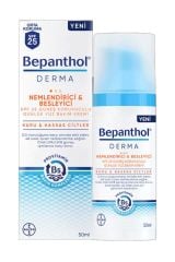 Bepanthol Derma Nemlendirici &Besleyici SPF 25 Günlük Yüz Kremi 50ML l Provitamin B5 Bakım Kompleksi