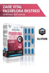 Zade Vital Passiflora Ekstresi 30 Bitkisel Kapsül