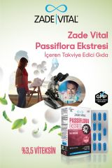 Zade Vital Passiflora Ekstresi 30 Bitkisel Kapsül