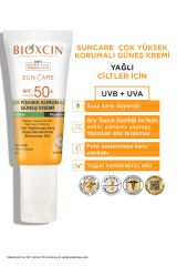 Bioxcin Sun Care Çok Yüksek Korumalı Yağlı Ciltler Için Güneş Kremi Spf 50+