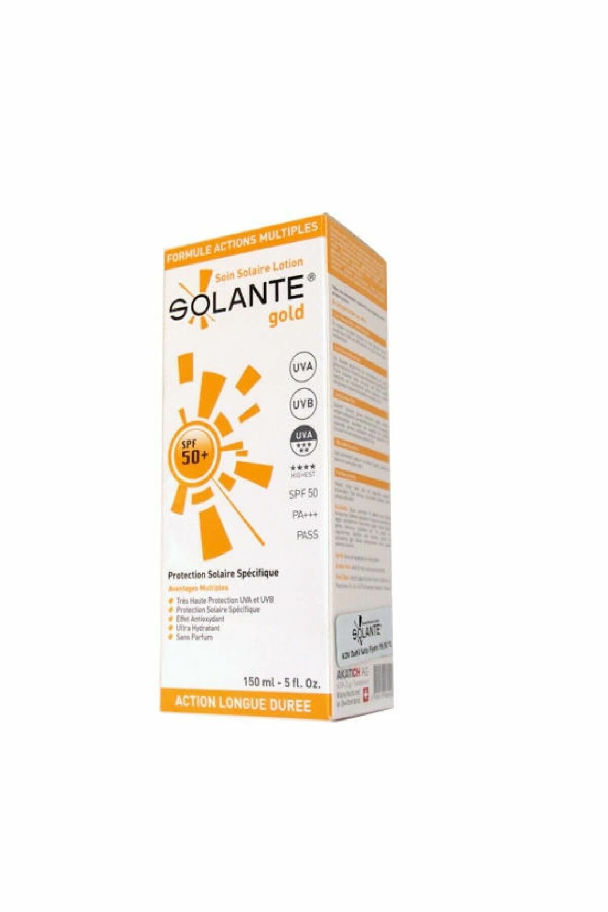 Solante Gold SPF50 150 ml Güneş Losyonu