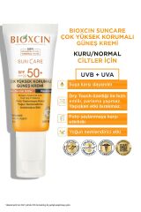 Bioxcin Sun Care Çok Yüksek Korumalı Kuru Ciltler Için Güneş Kremi Spf 50+