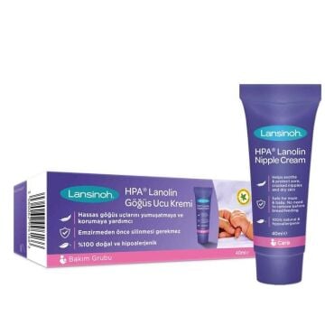 LANSİNOH Lanolin Göğüs Ucu 40 Gr. Göğüs Kremi