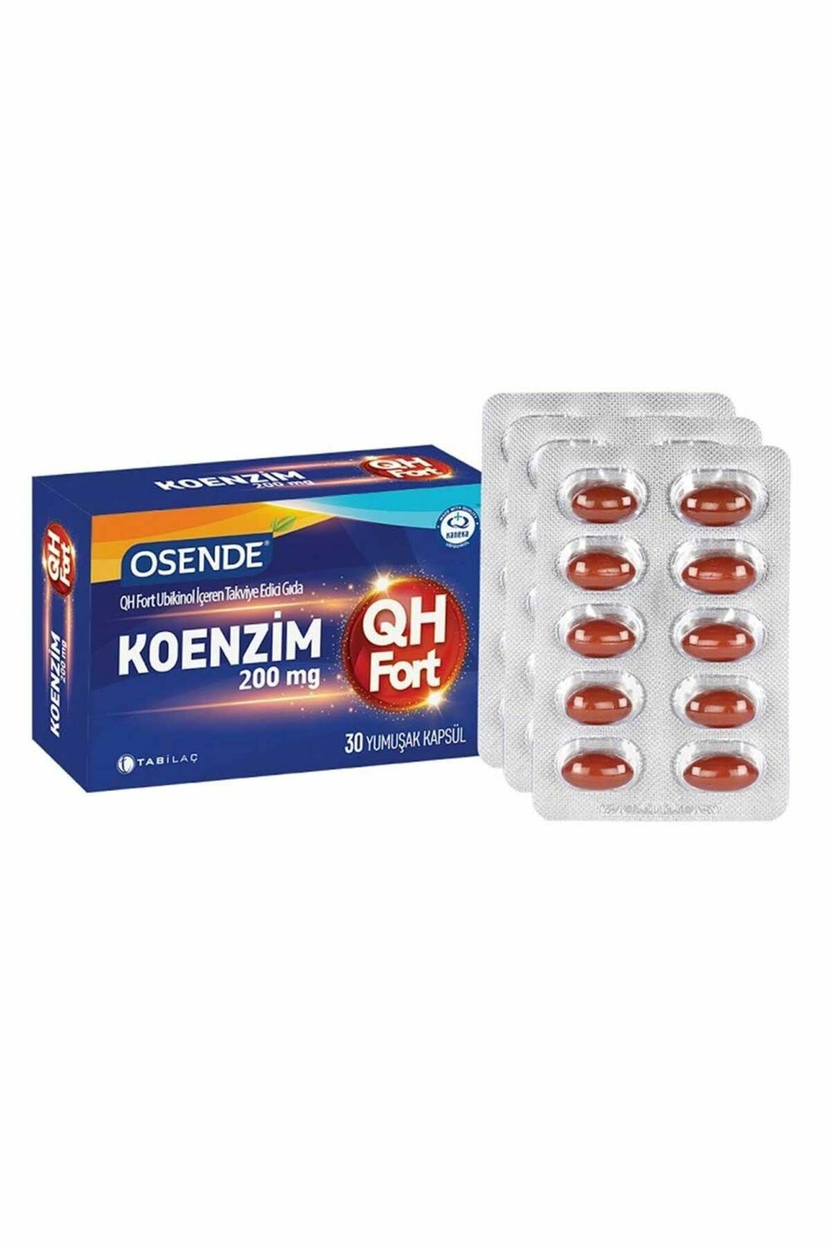 Koenzim Qh 200 Mg Fort 30 Yumuşak Kapsül