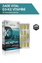 Zade Vital D3+K2 (MK7) Vitamini 30 Yumuşak Kapsül