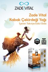 Zade Vital Kabak Çekirdeği Yağı 320 Mg 60 Yumuşak Kapsül