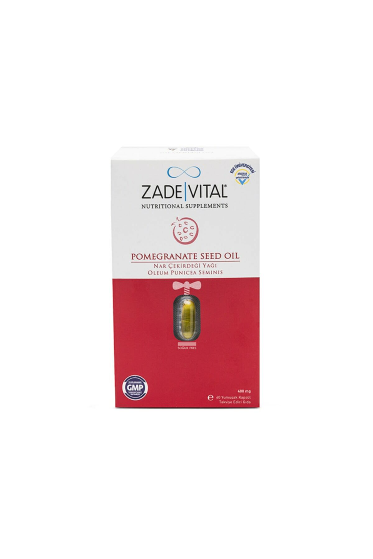 Zade Vital Nar Çekirdeği Yağı 400 Mg 60 Kapsül