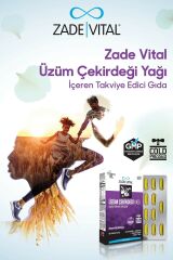 Zade Vital Üzüm Çekirdeği Yağı Blister 60 Kapsül