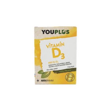 Youplus Vitamin D3 400 IU 20 ML Oral Damla