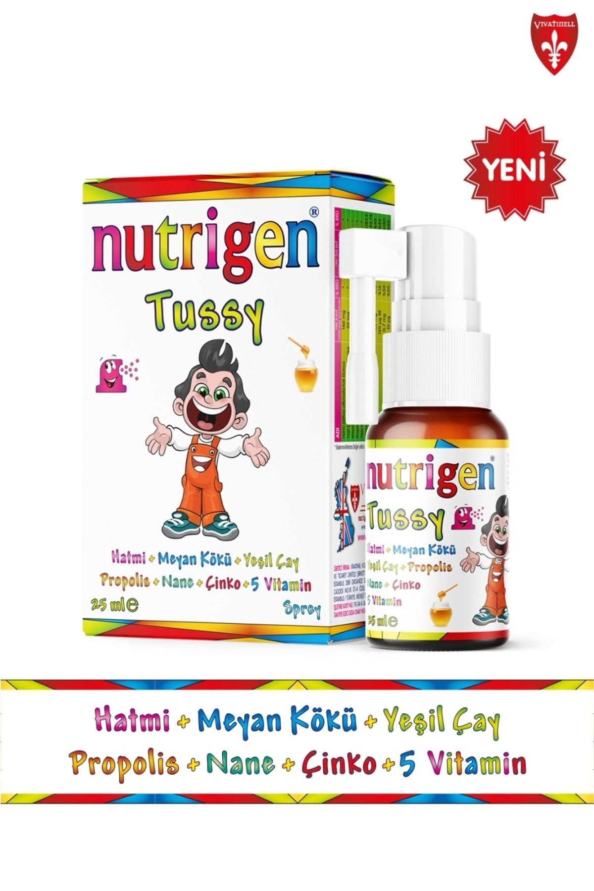 Tussy Ağız Spreyi 25 ml