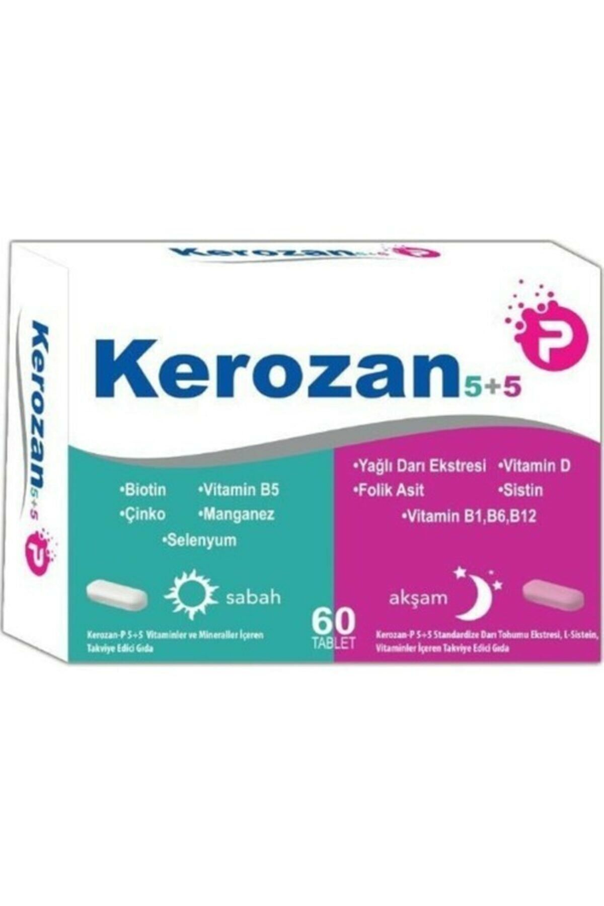 Kerozan P 5+5 Takviye Edici Gıda 60 Tablet