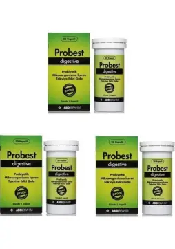 Probest Digestive Probiyotik 20 Kapsül 3 Kutu