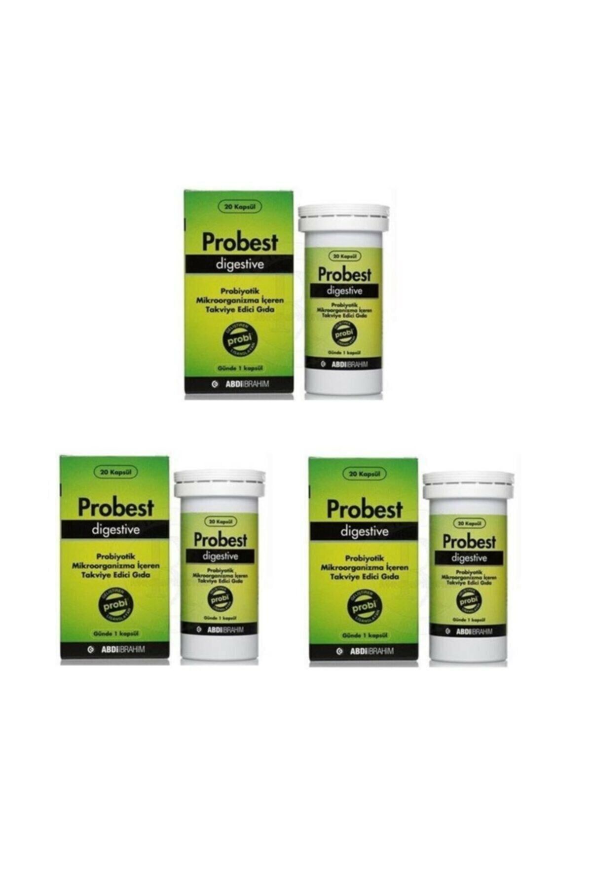Probest Digestive Probiyotik 20 Kapsül 3 Kutu