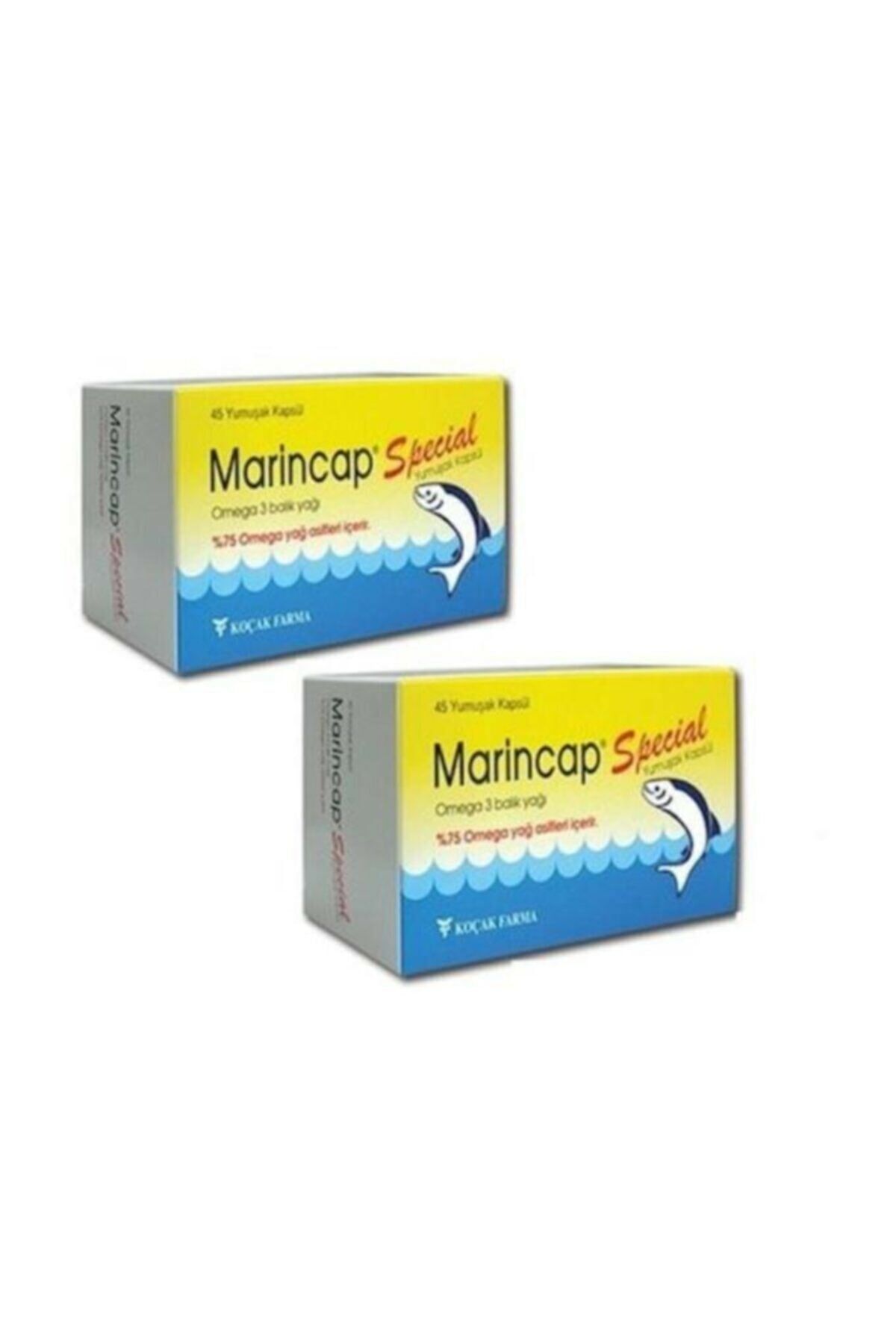 Marincap Special 1000 Mg Omega-3 Balık Yağı 45 Yumuşak Kapsül 2'li Paket