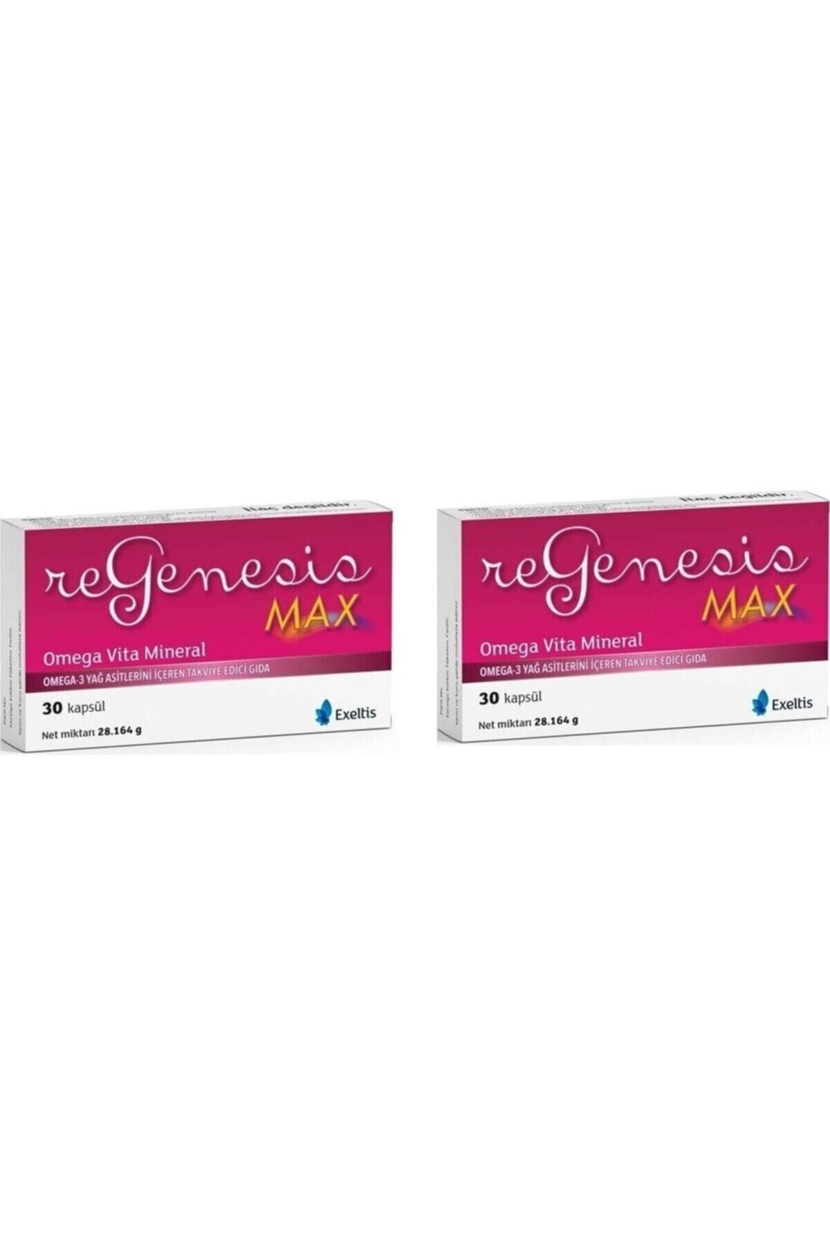 Regenesis Max Omega Vita Mineral 30 Kapsül 2'li