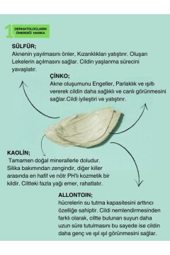 Derma Solutions Sulfur Zinc Mask - Akne Karşıtı, Akne Rozacea, Leke Tedavisine Destekleyici maske
