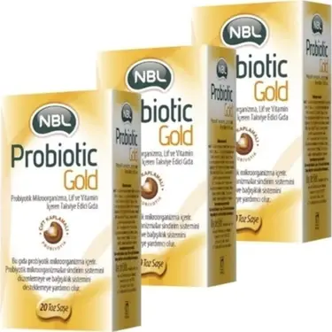 NBL Probiotic Gold 3'lü 20 Saşe
