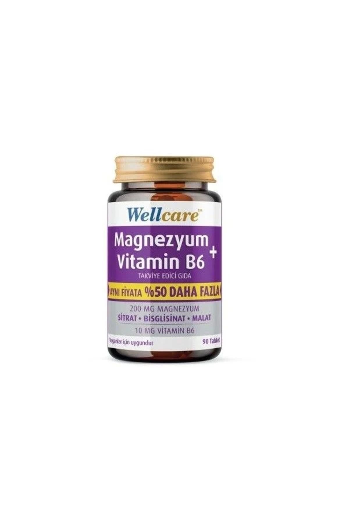 Magnezyum Vitamin B6 200/10mg 90 Tablet