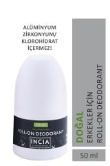 Incia Doğal Roll-On Deodorant Erkek 50 ml