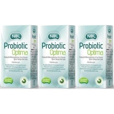 NBL Probiotic Optima 30 Çiğneme Tableti 3 Adet