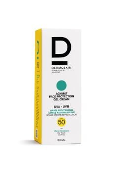 AcnMat Face Protection Gel Güneş Kremi Spf 50+ | Sivilce ve Akne Karşıtı | UVA&UVB Koruyucu | 50 ml