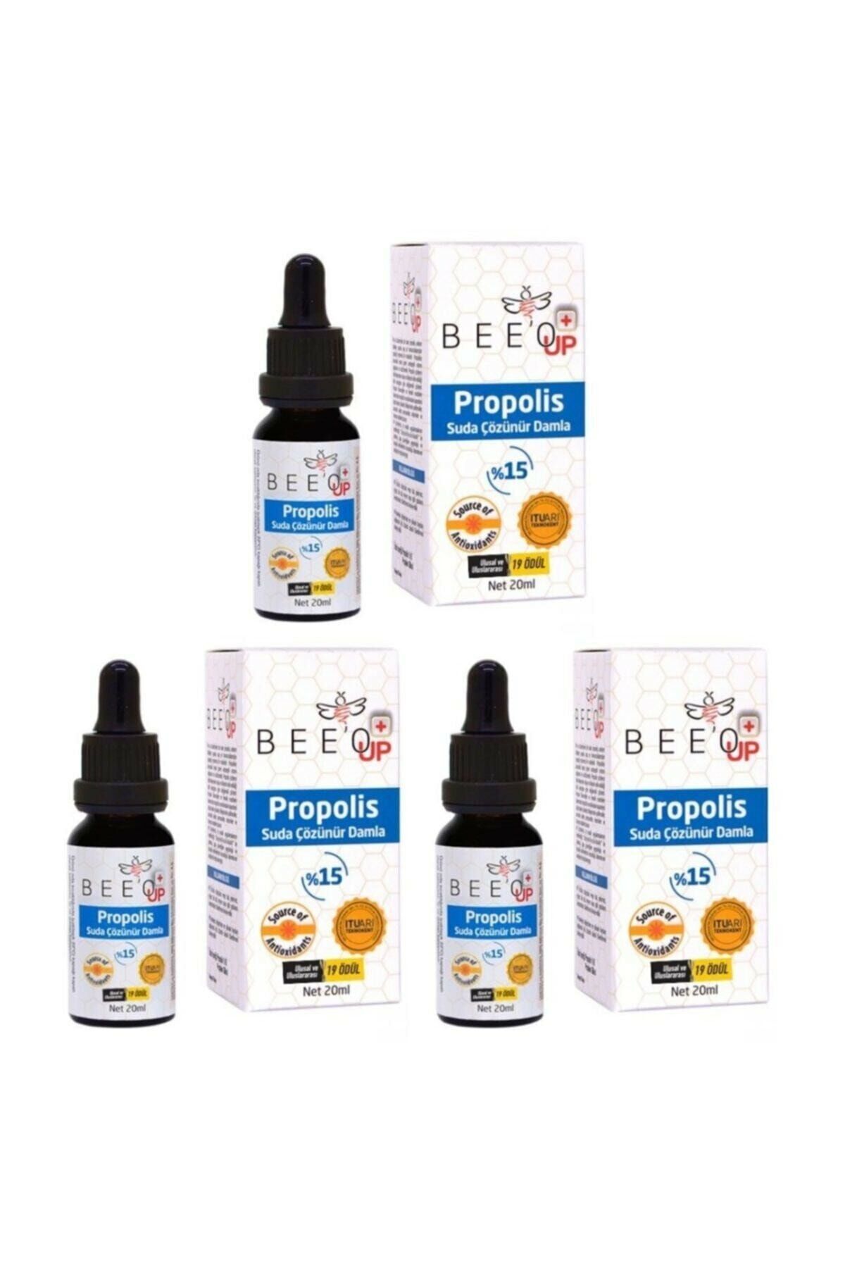 Bee'o Up Propolis Suda Çözünür Damla %15 20 ml - 3 Al 2 Öde
