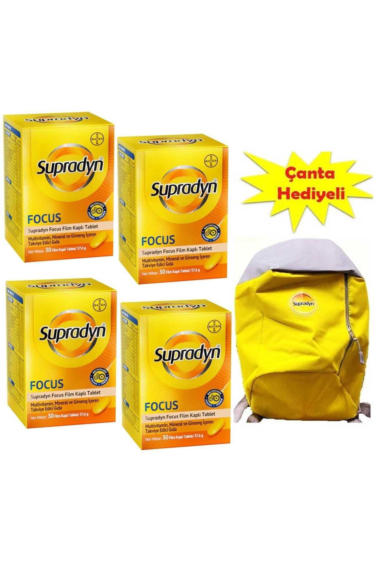 Supradyn Focus 30 Tablet 4 Adet Sırt Çantası Hediye