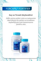 Forcapil® Fortifier – Saç Ve Tırnak Güçlendirici Takviye Edici Gıda 60 Kapsül