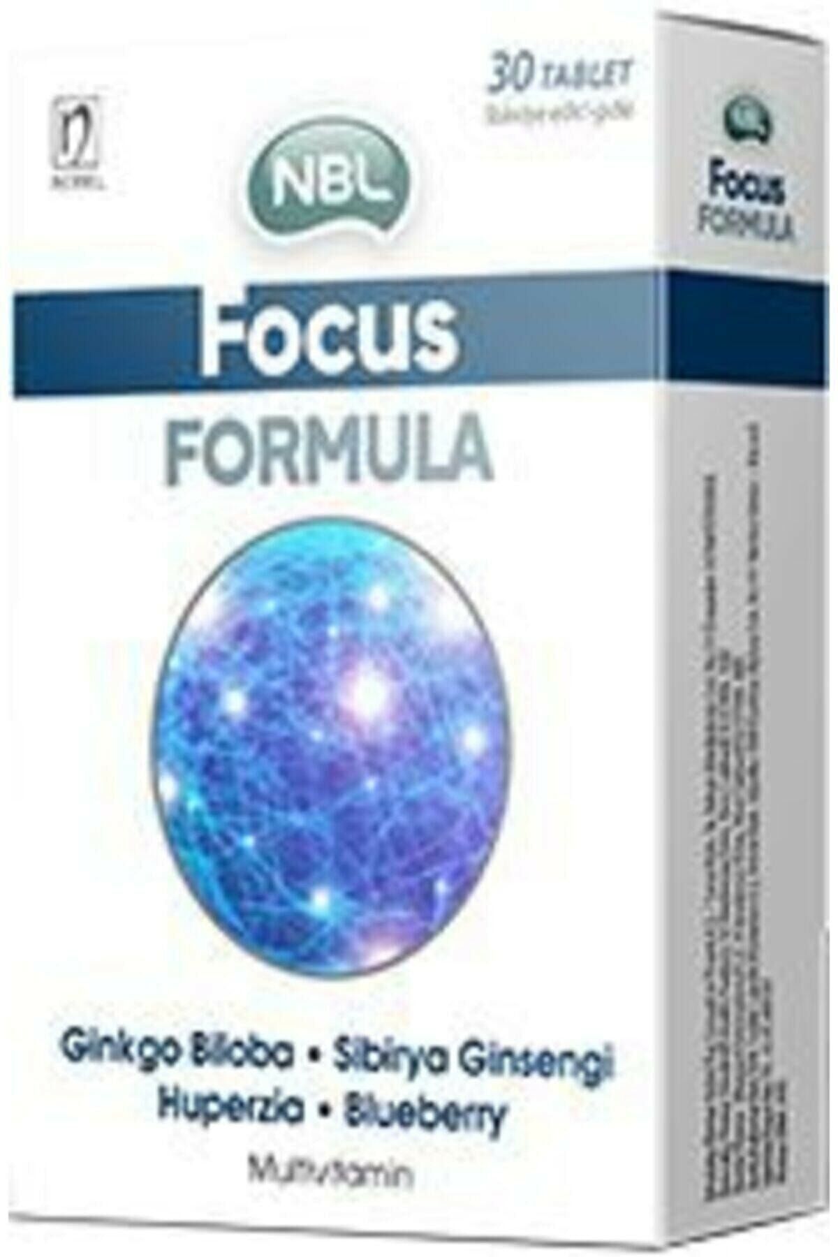 NBL Focus Formula Çinko Ve Ginko Biloba Içeren Tablet 30 Ad