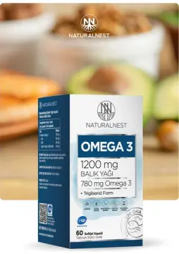 Natural Nest Omega3 Balık Yagı 60 Kapsul