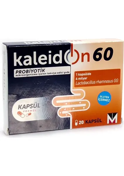 Kaleidon 60 mg 20 Kapsül