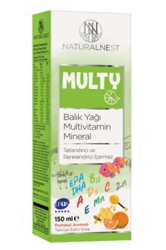 Natural Nest Multy Balık Yagı Surup 150 ml