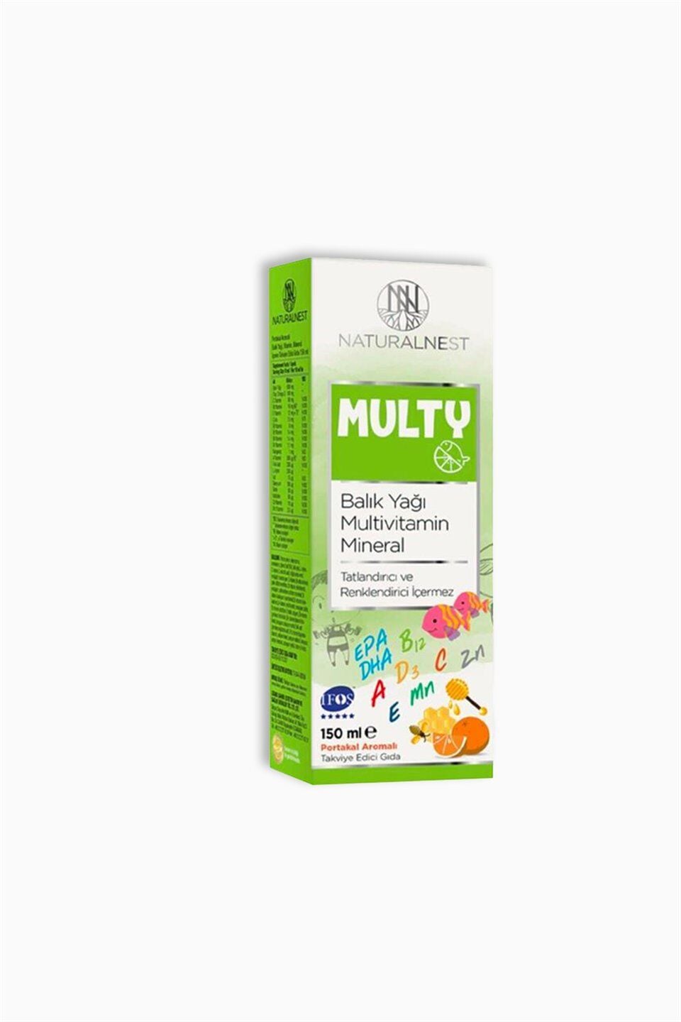 Natural Nest Multy Balık Yagı Surup 150 ml