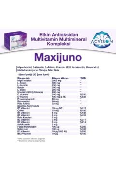 Maxijuno 30 Saşe