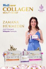 Wellcare Collagen Beauty Plus 5500 mg Frenk Üzümü & Portakal Likit 30 Tüp x 40 ml