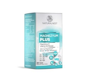 Naturalnest Magnezyum Plus 200 Mg 30 Tablet