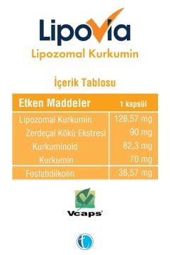 Lipovia Lipozomal Kurkumin 30 Kapsül