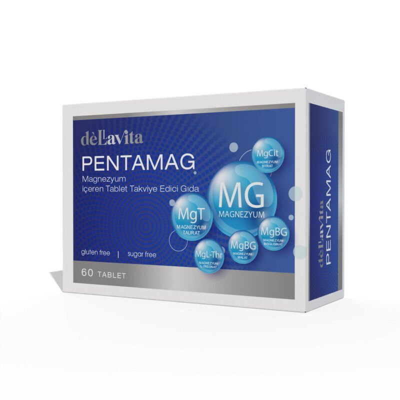 Dellavita Pentamag 5-Magnezyum Kompleks 60 Tablet