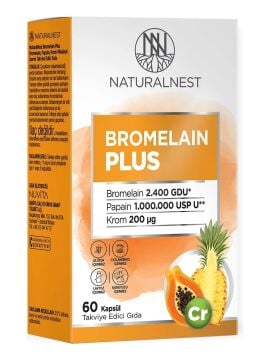 Naturalnest Bromelain Plus 60 Kapsül
