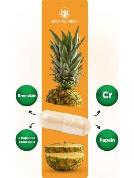Naturalnest Bromelain Plus 60 Kapsül