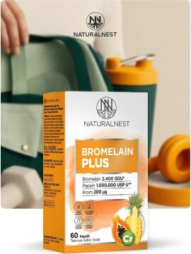 Naturalnest Bromelain Plus 60 Kapsül